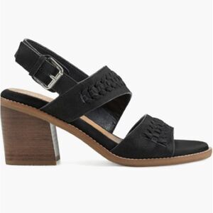 Earth Anty Sandals Women's 8.5 M black Slingback NWOB
